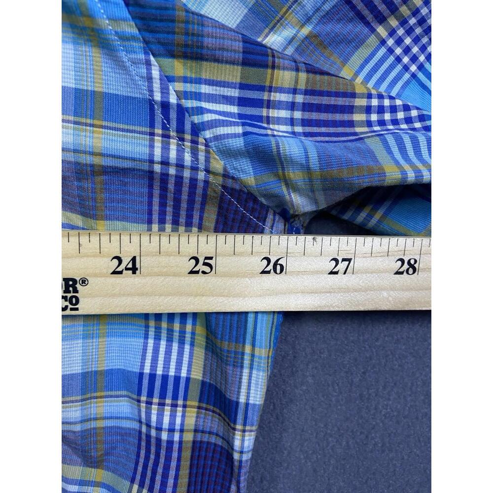 BARBOUR L94716 Men's Multicolor Gerald Tailored Fit Madras Sport Shirt Size 3XL - Picture 6 of 10